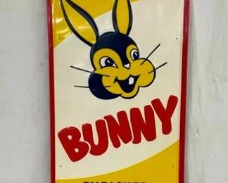 1955 SST VERTICAL EMB. BUNNY BREAD SIGN