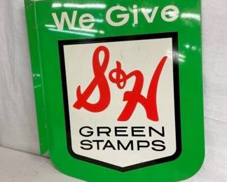 S&H GREEN STAMP FLANGE SIGN