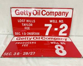 SSP GETTY OIL CO. SIGNS