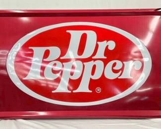 SST EMB. SELF FRAME DR. PEPPER SIGN