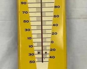 1957 EMB. HAVE A PEPSI THERMOMETER