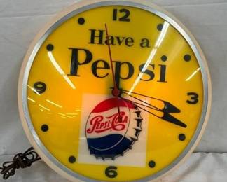 16 1/2IN LENAX HAVE A PEPSI CLOCK