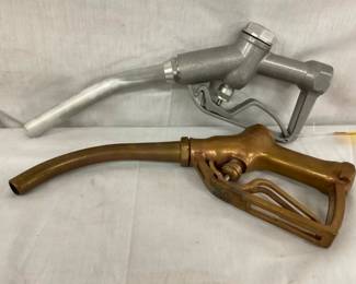 2 EARLY GAS PUMP NOZZLES