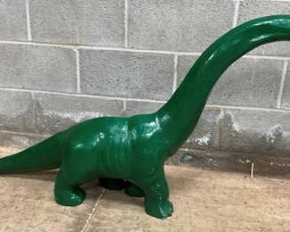 UNUSUAL SIZE CAST ALUM. STORE DINO 58X28
