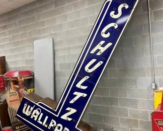 PORC. D SCHULTZ WALLPAPER NEON SIGN DSP