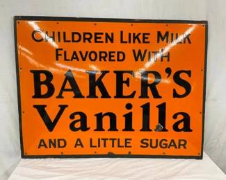 SSP BAKERS VANILLA SIGN