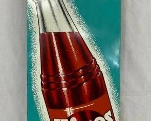 SST EMB. VERTICAL HIRES ROOTBEER SIGN