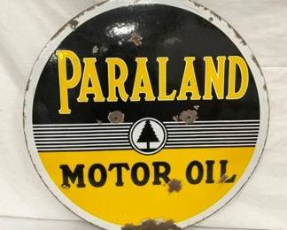 26IN DSP PARALAND MOTOR OIL SIGN