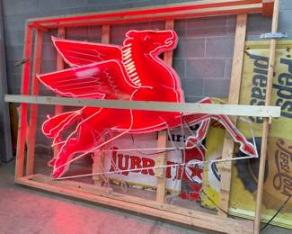 DOUBLE ANIMATED PEGASUS NEON 