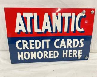 DST ATLANTIC CREDIT CARDS SIGN