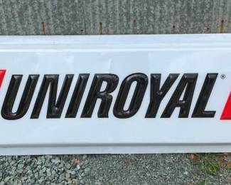 EMB. UNIROYAL LEXAN SIGN