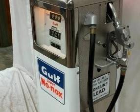 PROFESSIONALLY RESTORED GAS PUMP