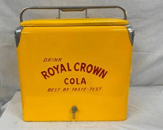 EMB. ROYAL CROWN COLA CHEST