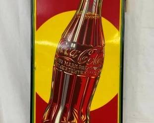 SST VERTICAL COCA COLA SIGN W/ SUN