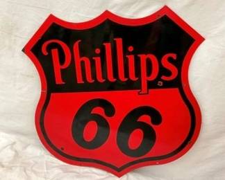 30IN DSP 1955 PHILLIPS 66 SHIELD SIGN