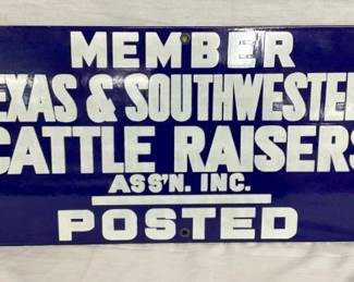 SSP TEXAS CATTLE RAISERS SIGN