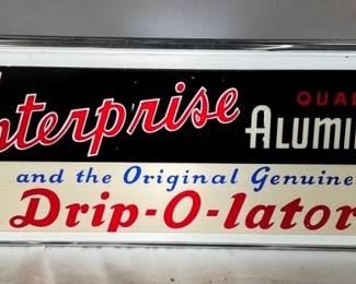 ENTERPRISE DRIP-O-LATOR LIGHTUP SIGN