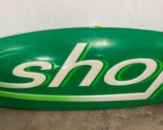 EMB. LEXAN SHOP INSERT SIGN