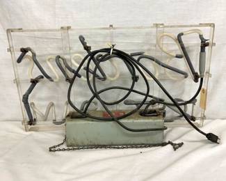 BACK VIEW BORDEN ICE CREAM NEON