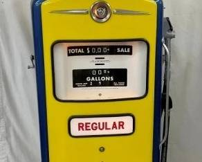 BLUE SUNOCO REG. BENNETT MOD. 966 PUMP