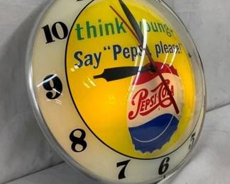 THINK YOUNG SAY PEPSI PLEASE