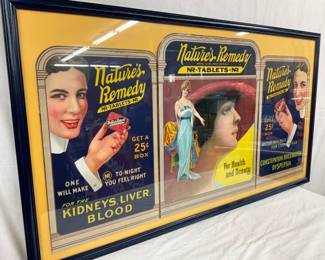 NICE FRAMED TRIFOLD NATURES REMEDY CB