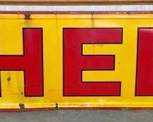 SSP SHELL SELF FRAMED SIGN