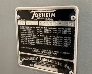 CLOSEUP VIEW TOKHEIM TAG MOD. 39