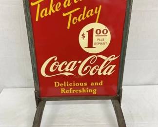 DST COCA COLA SIDEWALK SIGN