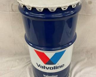 16G. VALVOLINE BARREL W/ LID