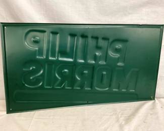 BACK VIEW PHILLIP MORRIS SIGN