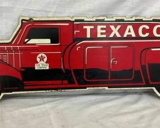 TEXACO SS DIECUT TRUCK SIGN