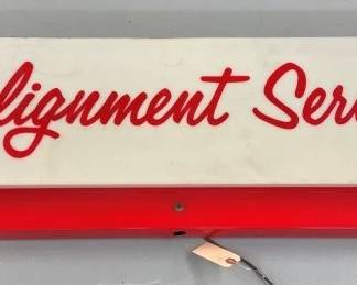 ALIGNMENT SERVICE STORE SIGN