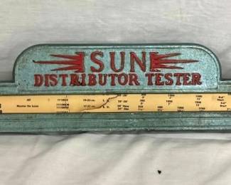 EMB. SUN DISTRIBUTOR TESTER MARQUEE SIGN