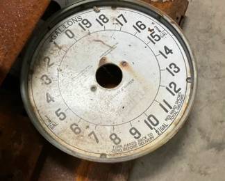 TOKHEIM PUMP CLOCK FACE