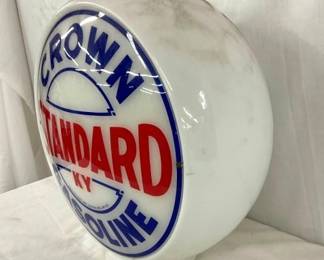 W/ 7IN WIDE MILKGLASS RING