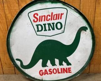 48IN SINCLAIR DECAL SIGN W/ DINO