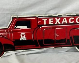 DIECUT TEXACO TRUCK SIGN SST