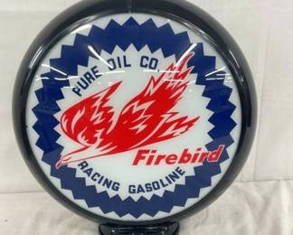 16IN. PURE OIL FIREBIRD GAS PUMP GLOBE
