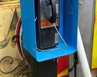 COIN OP PAYPHONE BOOTH W/ PHONE