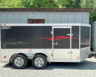 2007 HAULMARK MOTORCYCLE TRAILER