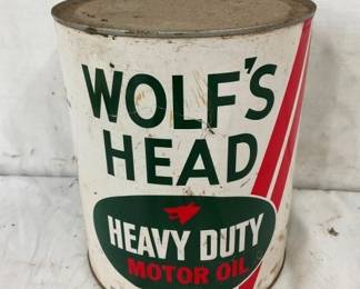 1G. WOLFS HEAD HEAVY DUTY OIL CAN