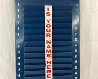 PURE LUBRICATION SERVICE CARDS HOLDER