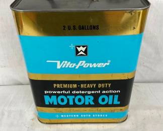 2G. VITA-POWER MOTOR OIL CAN