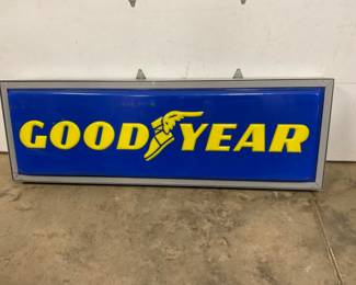 EMB. GOODYEAR CAN SIGN 