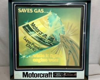 LIGHT UP MOTORCRAFT SIGN