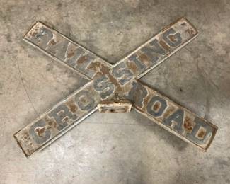 OTHERSIDE #4 RR CROSSING SIGN