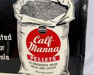 CLOSE UP VIEW W/FEED SACK