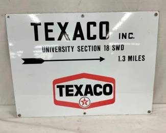 SSP TEXACO BF GOODRICH ARROW SIGN