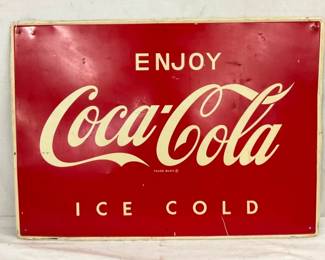 SST ENJOY COCA COLA ICE COLD SIGN